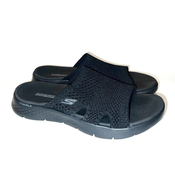 Skechers Womens Go Walk Flex Slip On Comfort Sandals Sz 7 - Picture 1 of 10